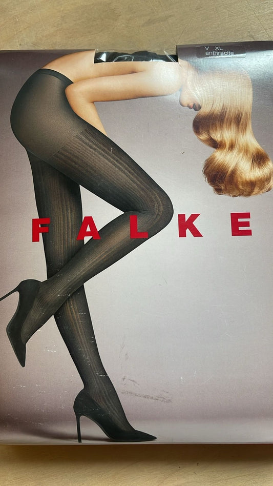 FALKE Damen Strumpfhose Prime Rip 60 DEN Anthrazit XL