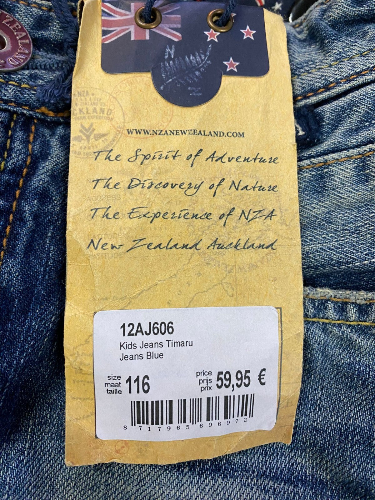 New Zealand Auckland Jungen Jeans 116 Straight leg Neu mit Etikett