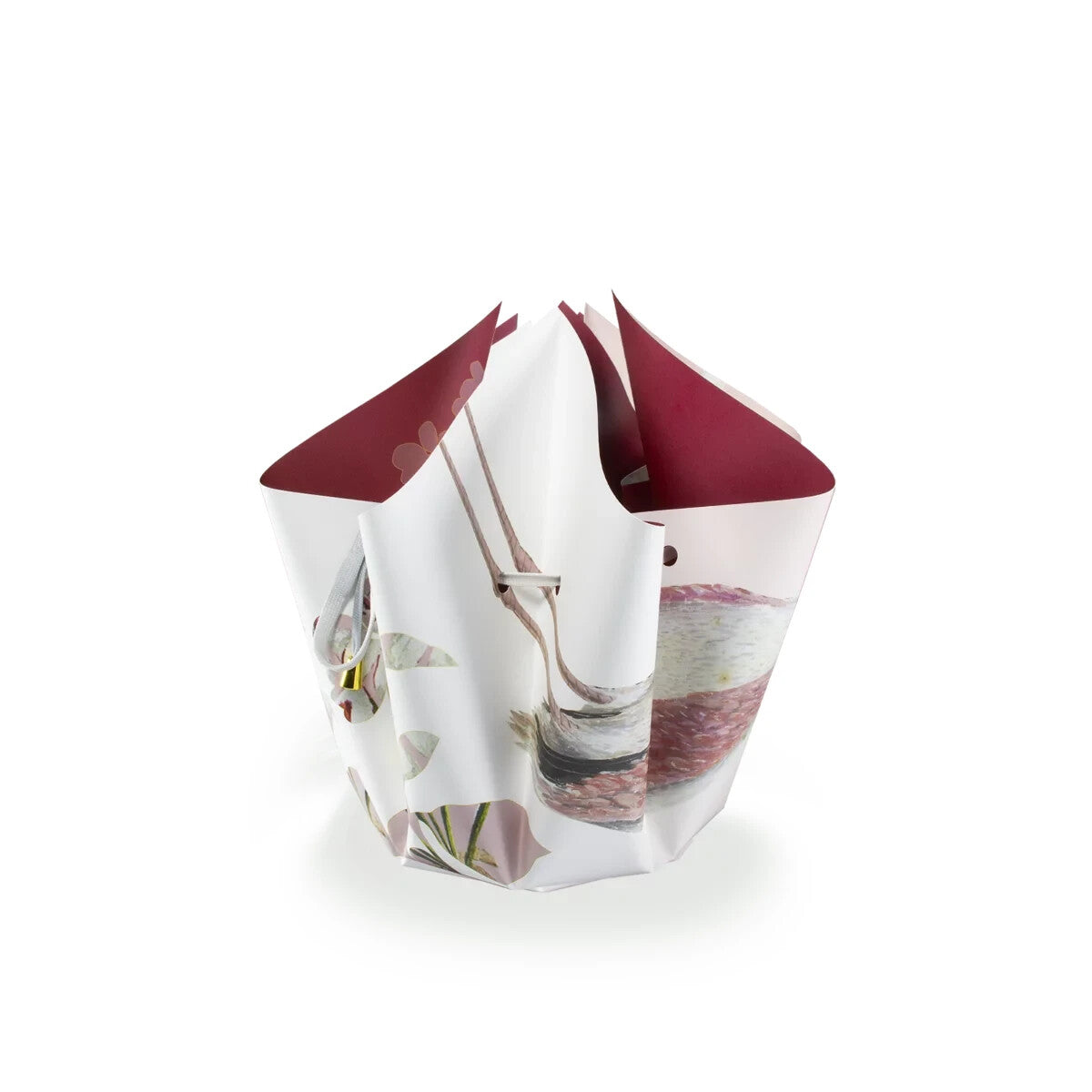 Bogenvase Faltvase Klappvase FLAMINGO Designervase 25 cm