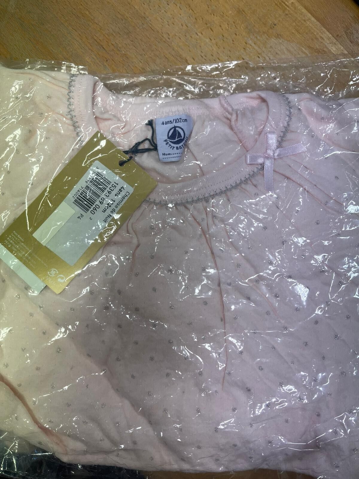 Petit Bateau Mädchen Nachthemd 102 cm Neu