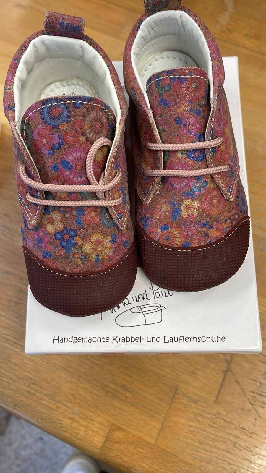 Anna und Paul Krabbelschuhe Outdoor Aus Leder - Robbi 1264 Multicolour M 20-21