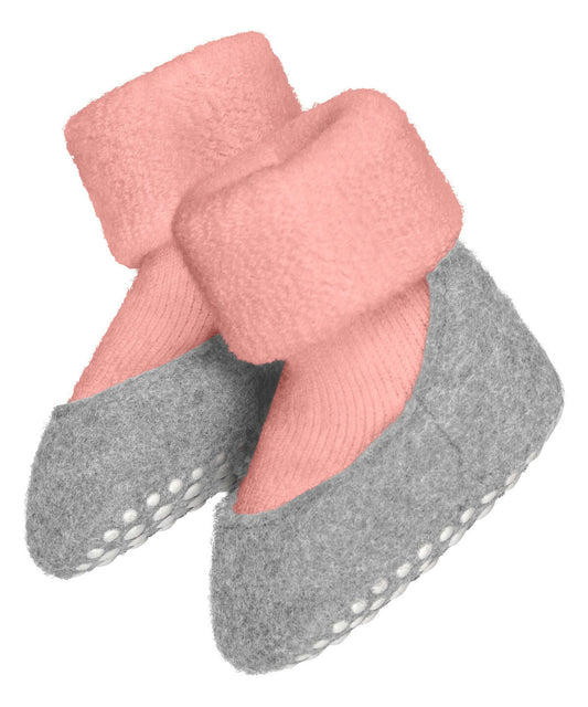 Falke Baby Cosyshoe Babys Hausschuhe mit Merinowolle rutschhemmender Sohle 15-16