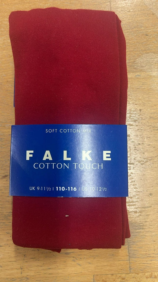 Falke Cotton Touch Kinder Strumpfhose 110-116 Rot