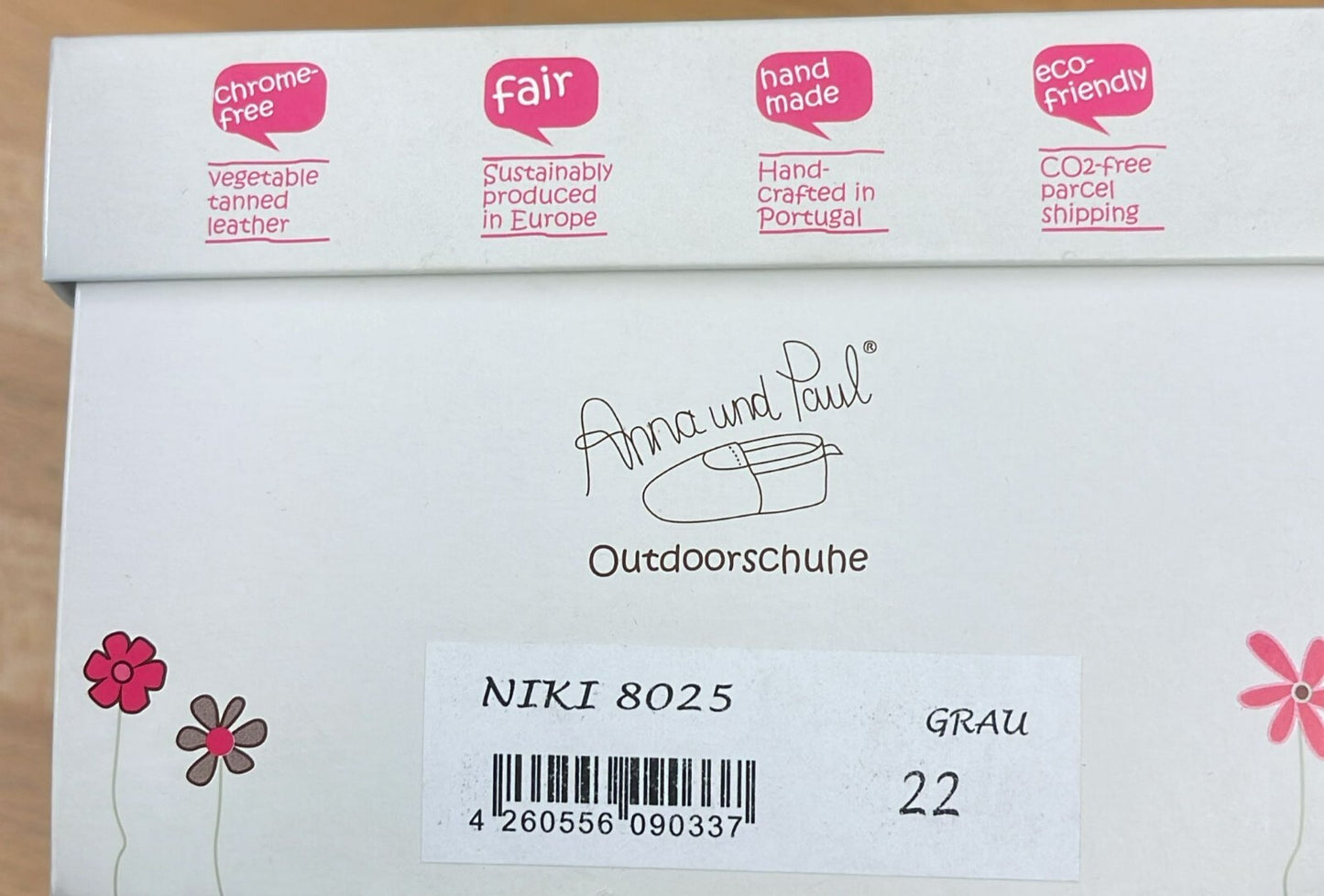 Anna und Paul Lederschuhe Kinderschuhe Niki Marine 22