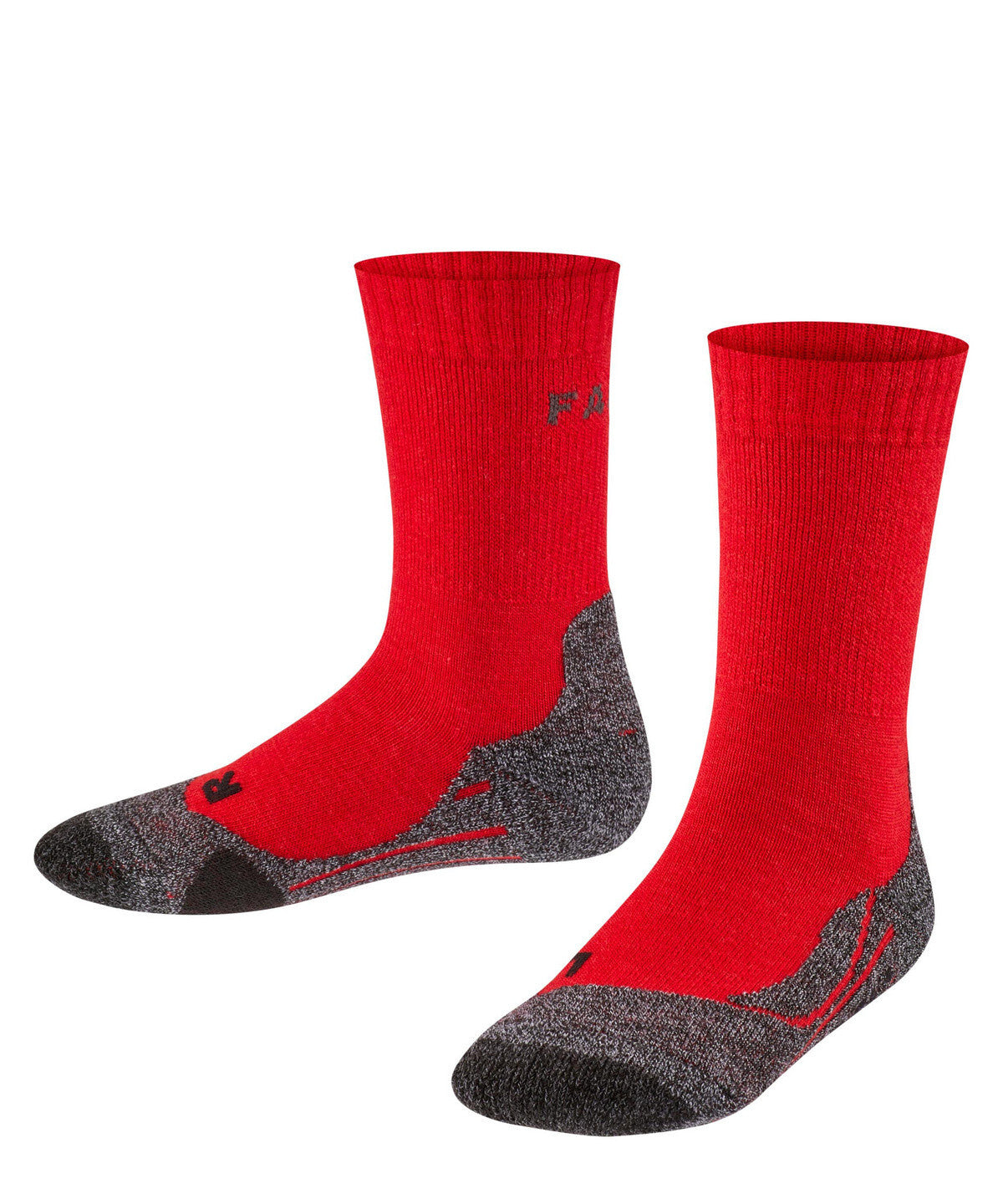 Falke TK2 Kinder Trekking Socken 27-30 Weinrot Wandersocken