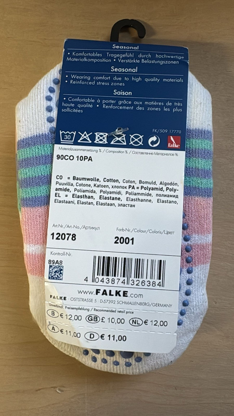 Falke Catspads Kinder Socken Gr. 27-30 Mehrfarbig