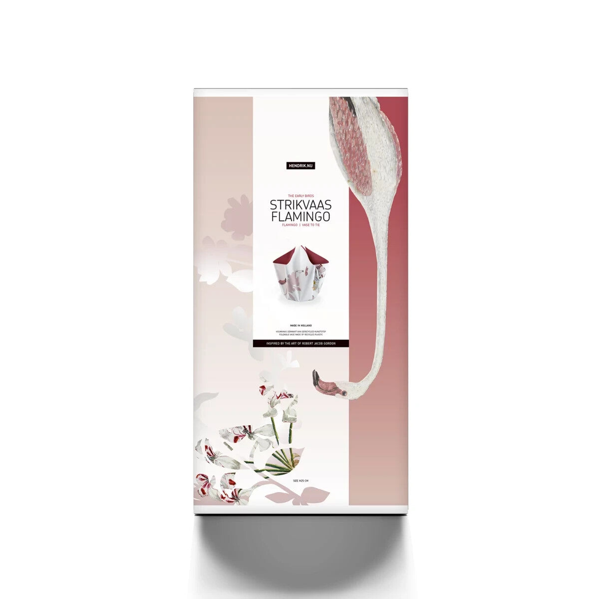 Bogenvase Faltvase Klappvase FLAMINGO Designervase 25 cm