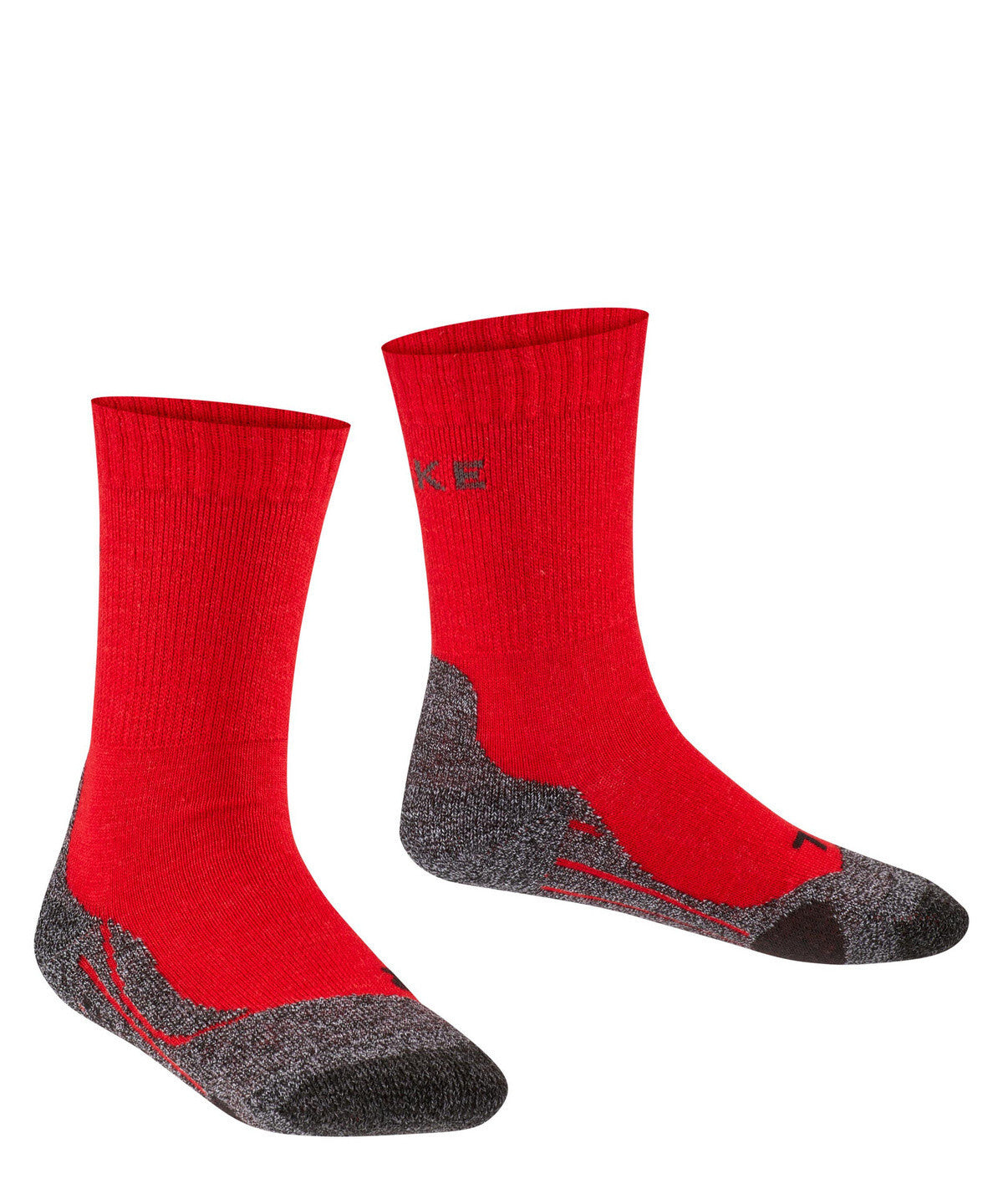 Falke TK2 Kinder Trekking Socken 27-30 Weinrot Wandersocken