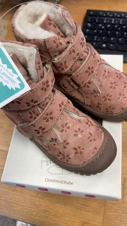 Anna und Paul Krabbelschuhe Outdoor  Gefüttert Aus Leder Till 8030 25 Wild Flow