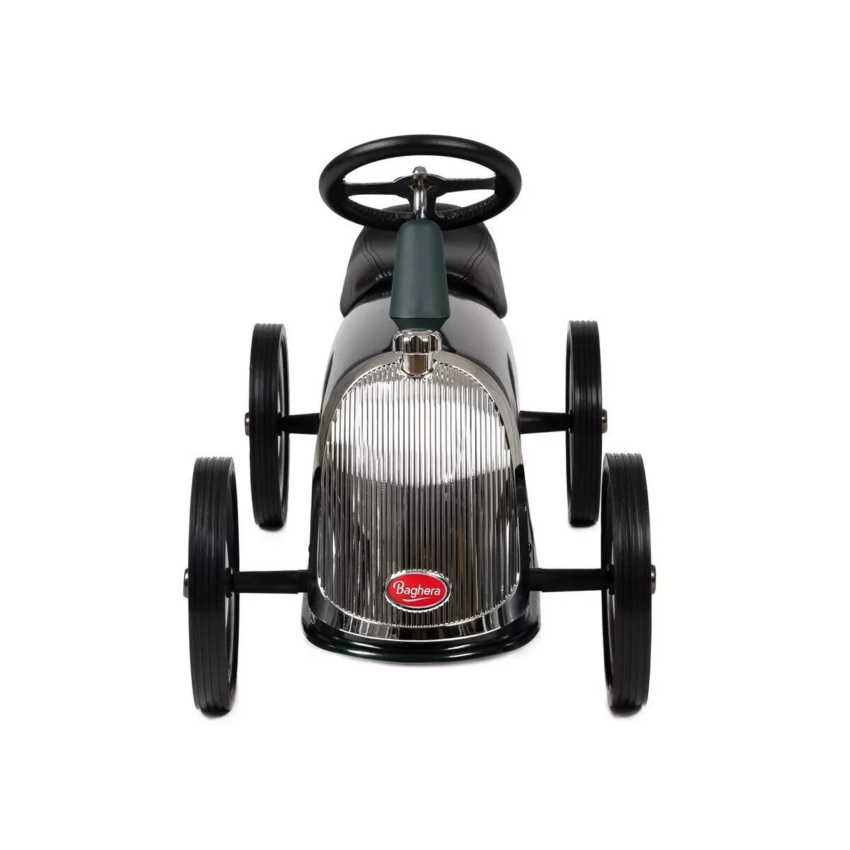 Rutschauto Baghera Flitzer Metal Kinder Laufauto mit Gummireifen 90cm Schwarz