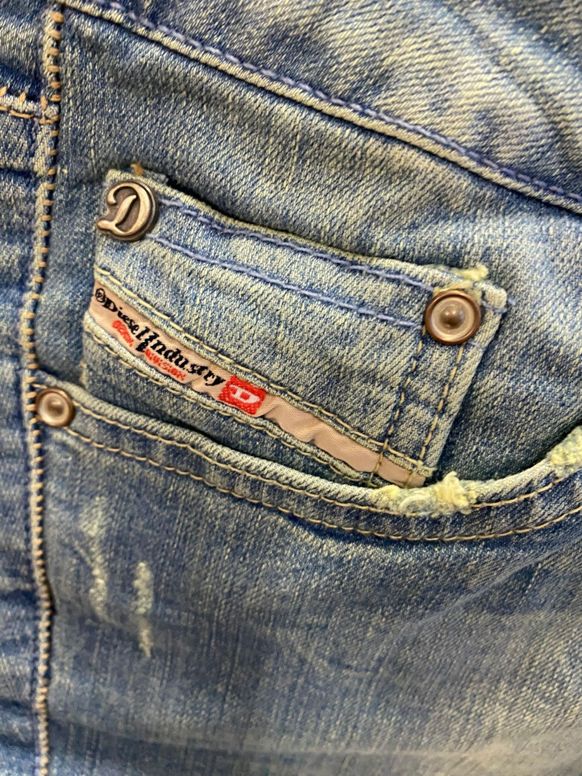 Diesel Jeans 16 Jahre Mädchen Straight Leg, schmal geschnitten