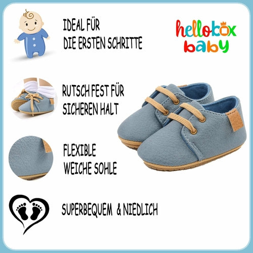 DeLovin Hallo Baby Box Geschenk für neugeborene Blue Junge