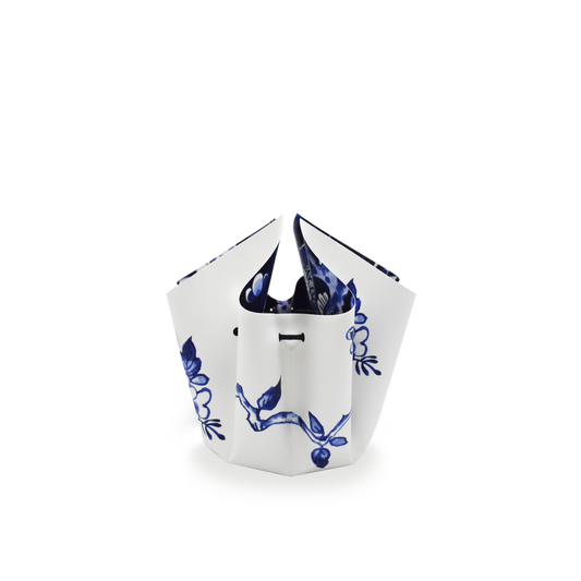 Bogenvase Faltvase Klappvase SMALL DELFT BLUE Designervase 15 cm Blumenvase Vase