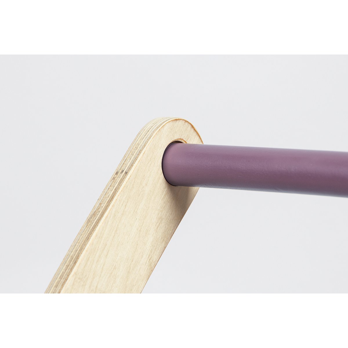 Lauflernwagen aus Holz 'Fiete', brombeer