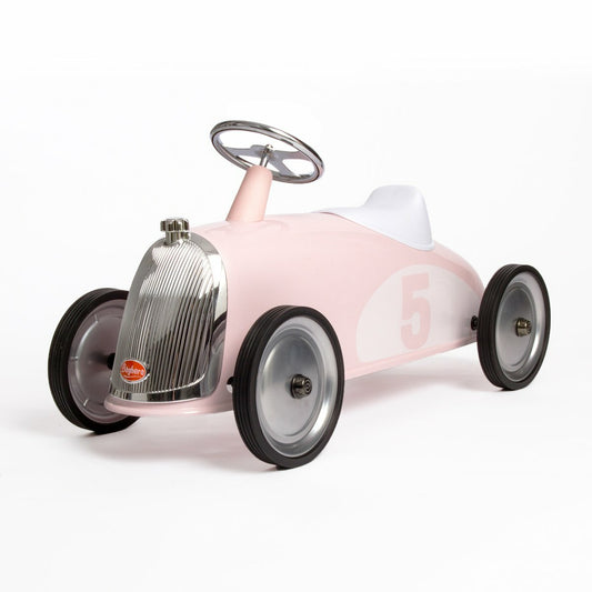 Flitzer aus Metal Kinder Laufauto mit Gummireifen 90cm Rosa