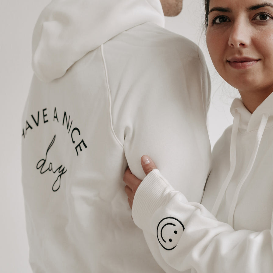 Limitierter Hoodie von EULENSCHNITT Have A Nice Day Größe S