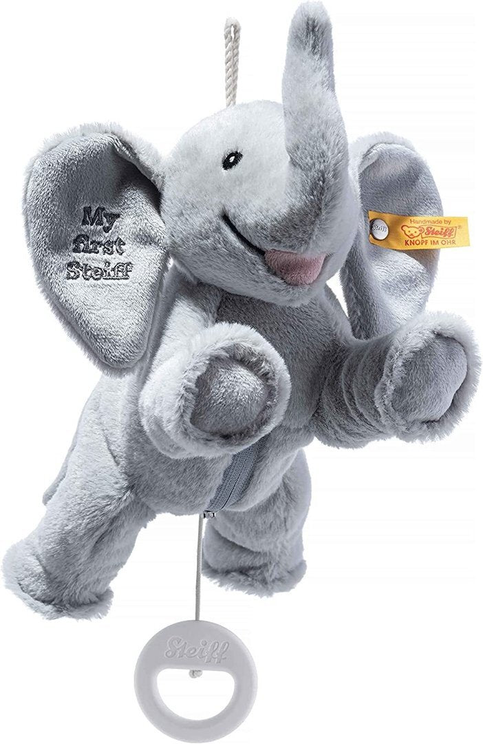 STEIFF Ellie Elefant My First Spieluhr 25 grau