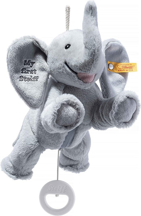 STEIFF Ellie Elefant My First Spieluhr 25 grau