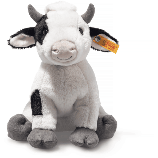 Steiff Soft Cuddly Friends Kuh Cobb weiss/schwarz gefleckt, 24 cm