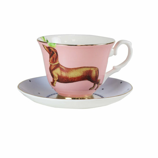 Teetassen Set mit zwei Tassen, Little Dogs