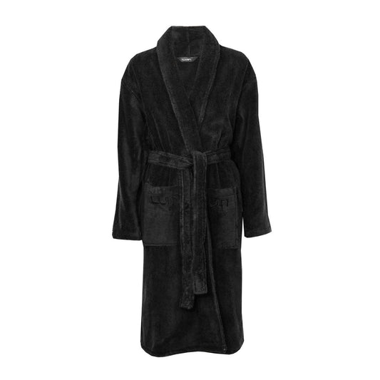 Wohlfühl Bademantel XL schwarz Extra weich extra flauschig