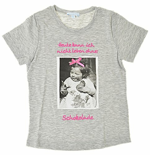 Louis &amp; Louisa Kindershirt Schokolade, grau (116/122, grau)