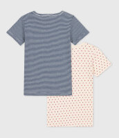 Petit Bateau 2er T-Shirt Set aus Baumwolle, f&uuml;r M&auml;dchen