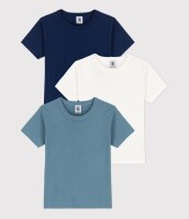 Petit Bateau 3er T-Shirt Set aus Baumwolle, f&uuml;r Jungen