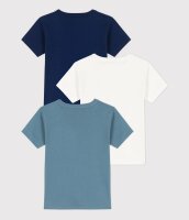 Petit Bateau 3er T-Shirt Set aus Baumwolle, f&uuml;r Jungen