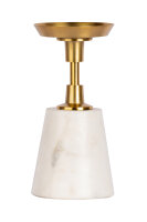Kerzenhalter Fayya 125 Gold / Wei&szlig;
