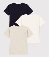 Petit Bateau 3er T-Shirt Set aus Baumwolle, in der Gr&ouml;&szlig;e 8 Jahre 128 cm f&uuml;r Jungen
